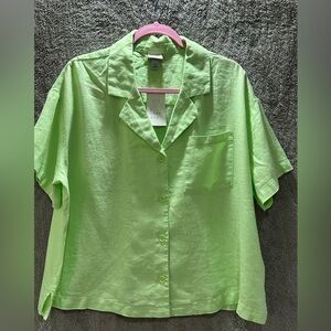 a new day Light Green Shirt